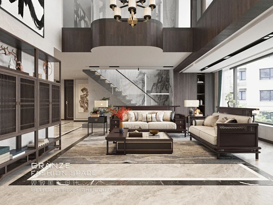 水沐明悦府新中式设计丨中国淮安丨观致国际设计-21