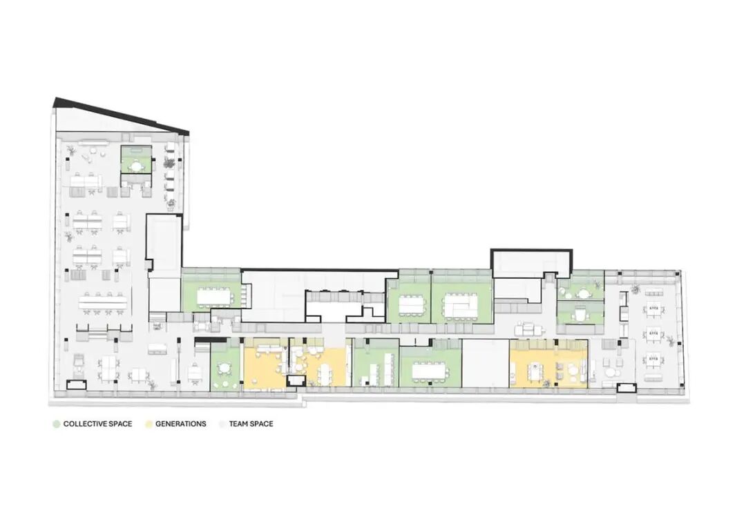 比利时AG保险沙勒罗瓦办公楼局部改造项目丨Ncbham-13