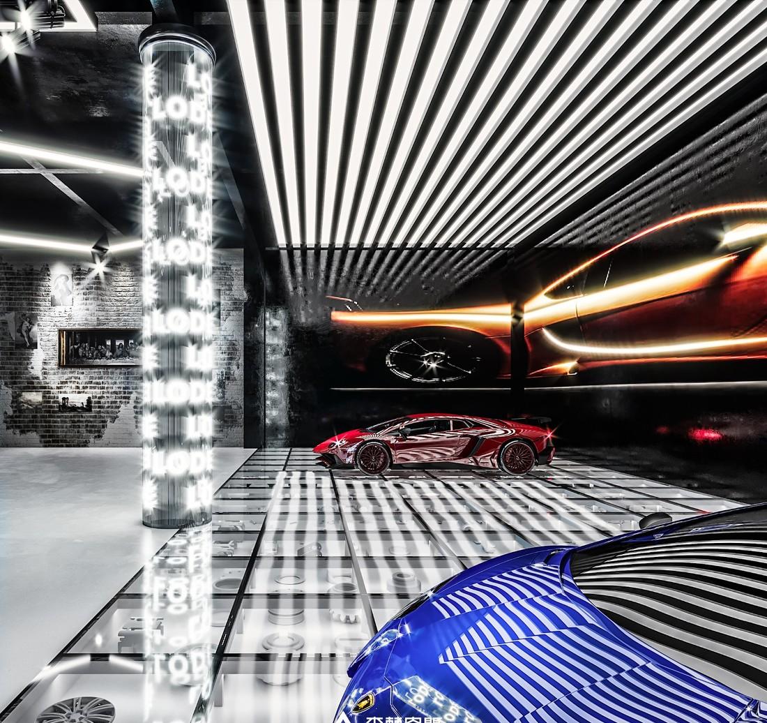 
上海 ‖ 兰博基尼展厅 ‖森林空间 -1