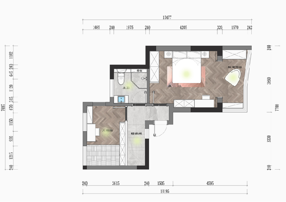 都市水乡复式现代轻奢住宅丨浙江南鸿装饰-21
