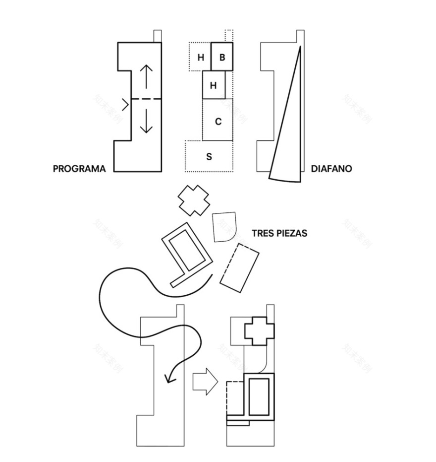 马德里 Lavapiés 社区三合一公寓改造丨西班牙马德里-2