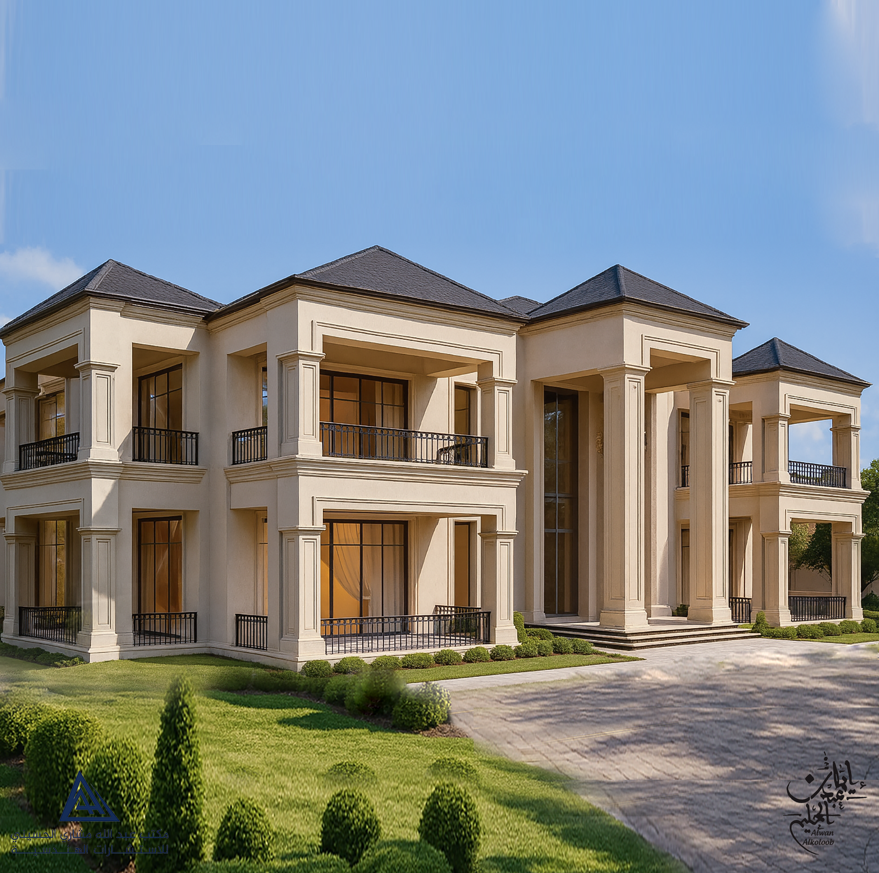 Elegant Symmetry Villa-4