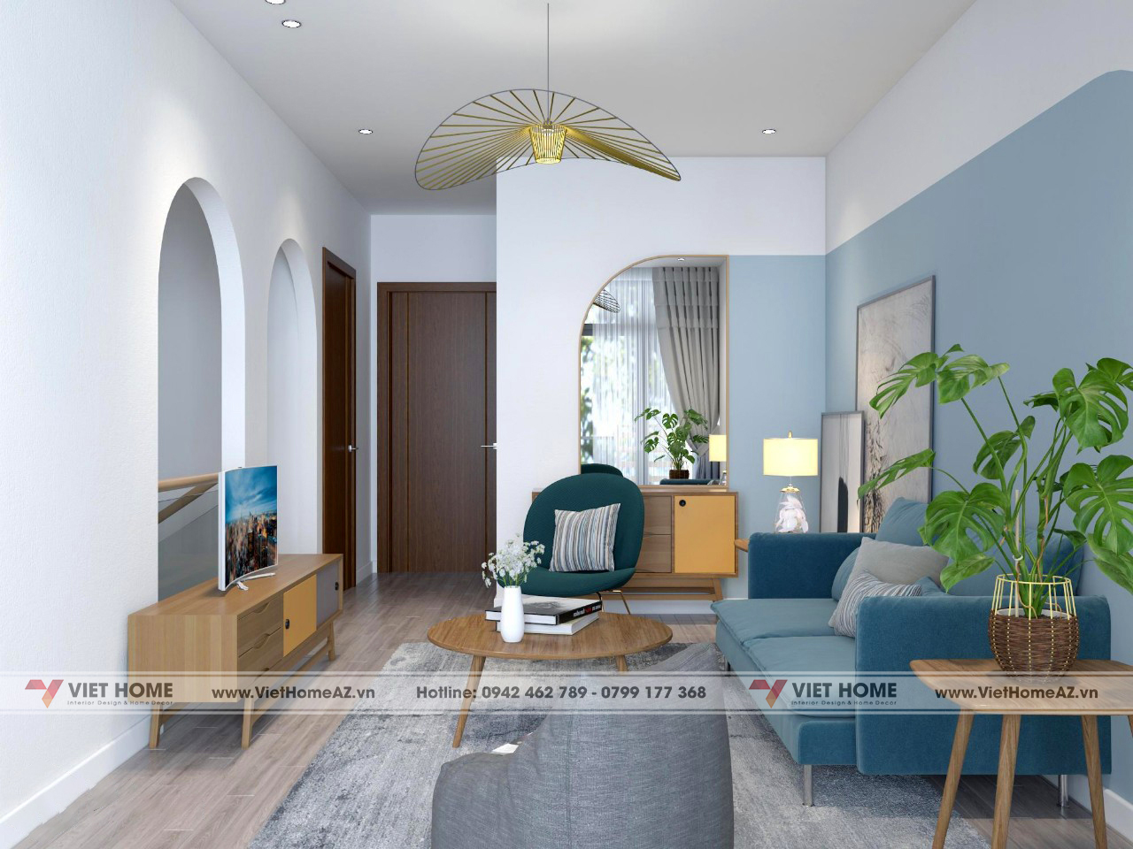 隆安美丽房屋设计丨Kiến Trúc – Nội Thất VietHome-15