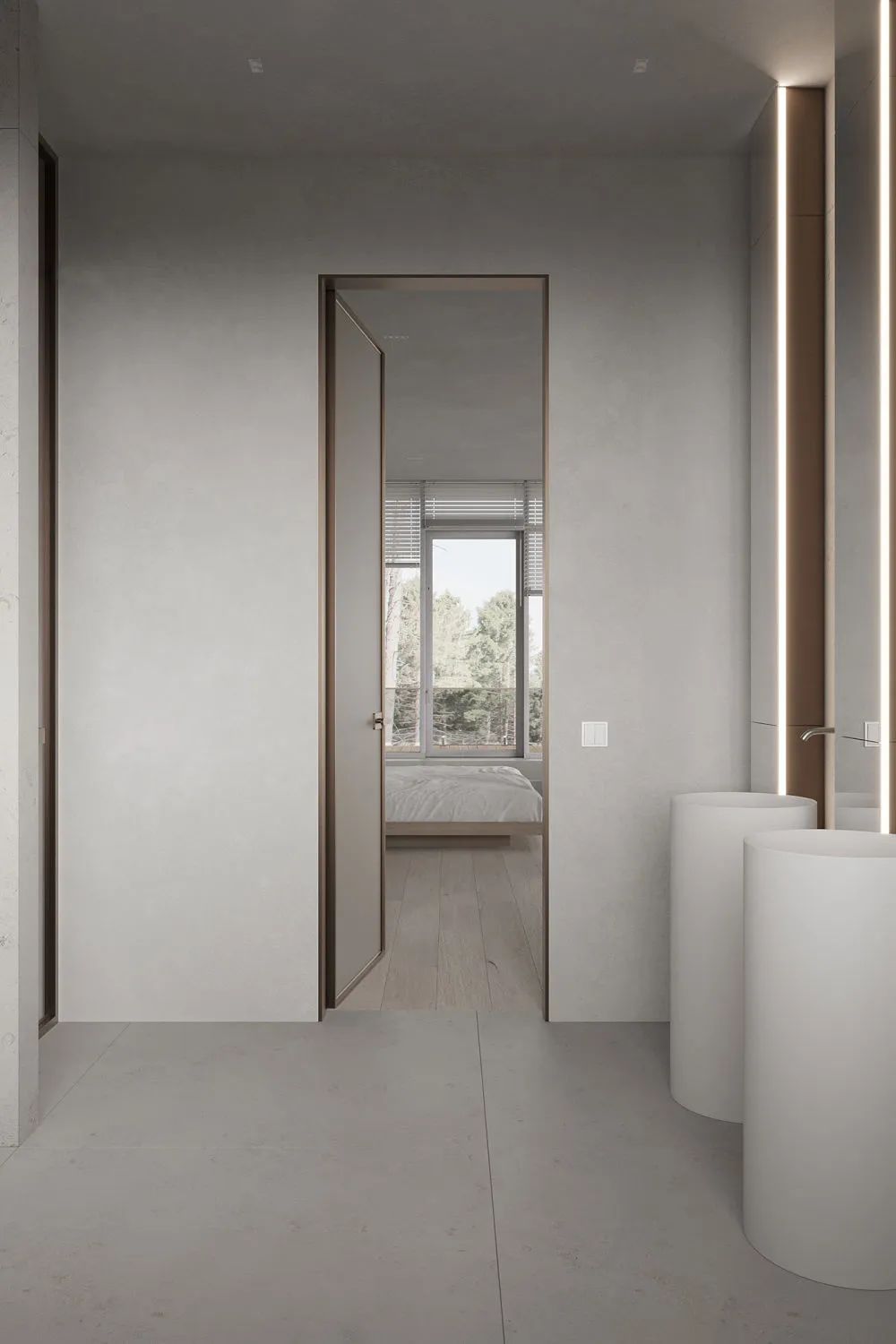 盐系简约,静美!灰白木色打造宁静家居空间丨星艺装饰广州总部-69