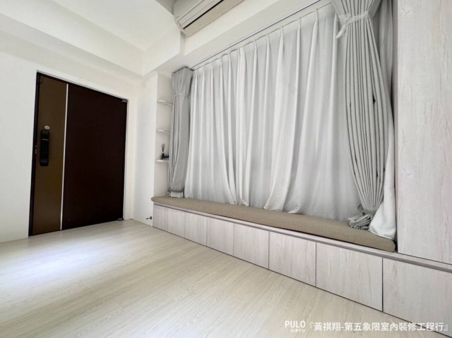 SPC石塑地板高雄21坪中古屋装潢项目丨中国高雄丨第五象限室内装修工程行-17