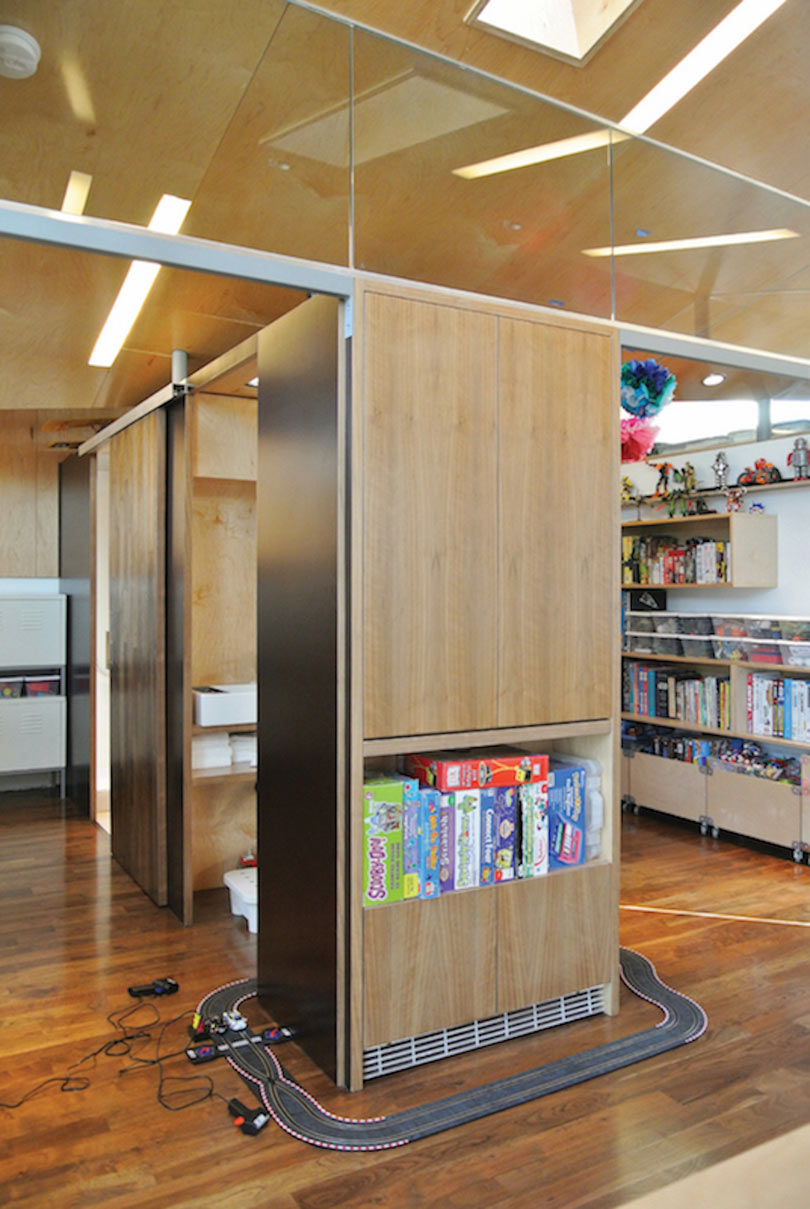 加州威尼斯斜梯形屋顶住宅-17