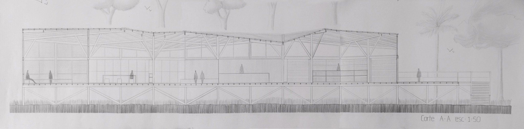 三角洲图书馆项目丨阿根廷布宜诺斯艾利斯丨UBA 建筑 1 系冈萨雷斯·蒙塔纳尔教授工作室-15