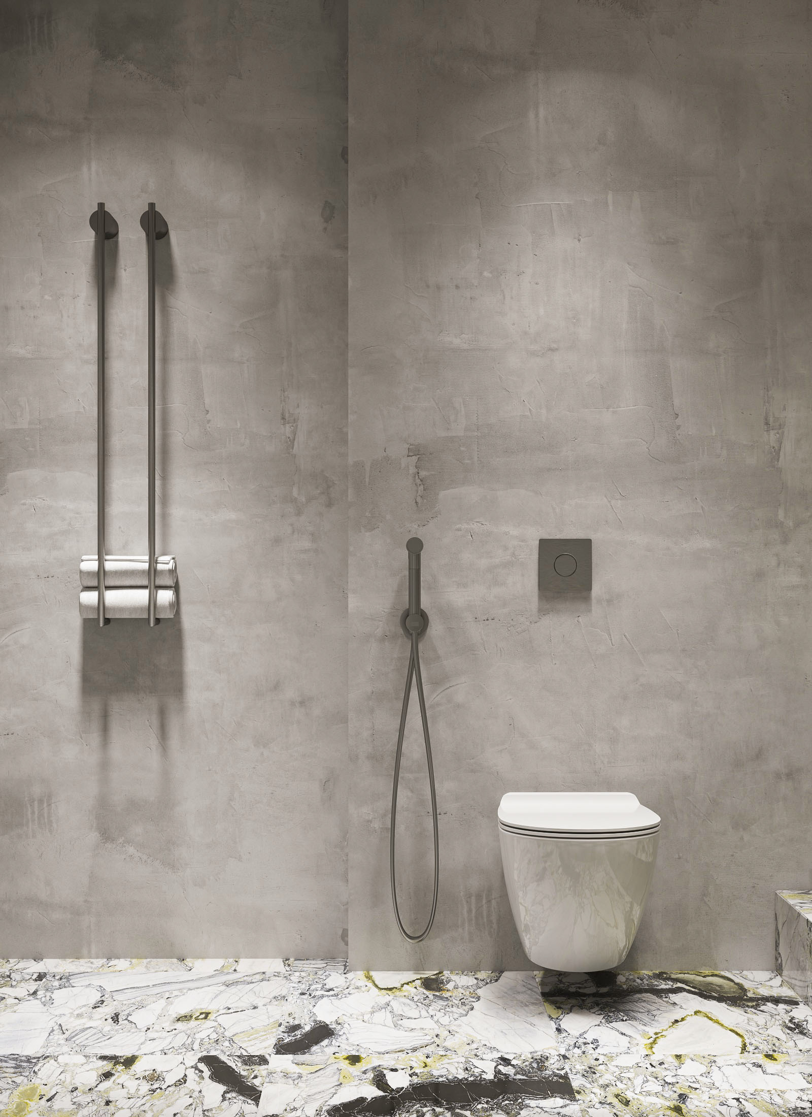 70㎡中性简约空间设计-17