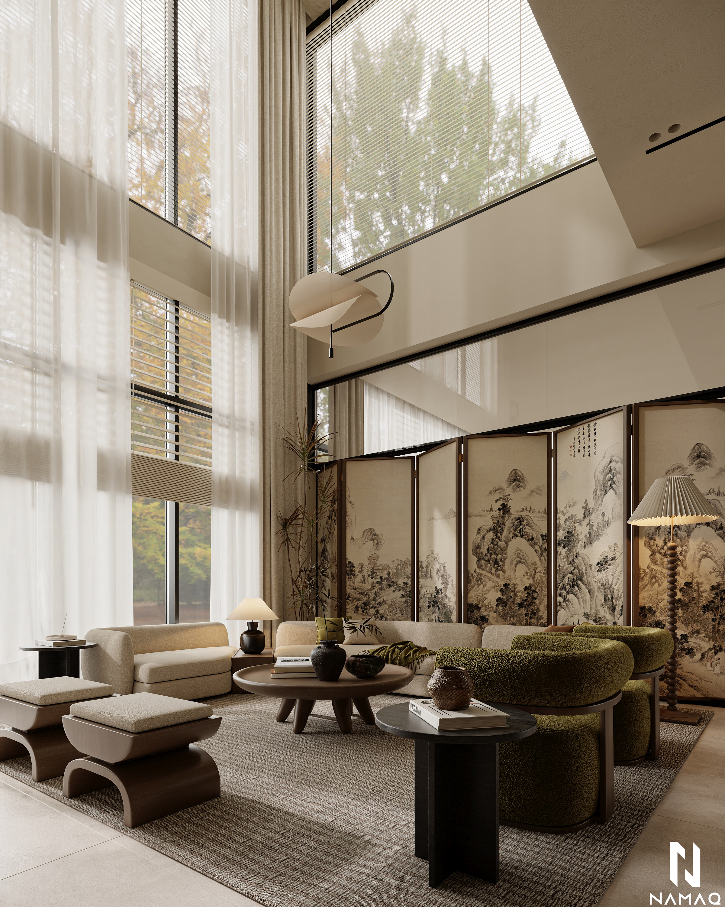 SOHO生活区接待处丨沙特阿拉伯利雅得丨Nourhan Essa（代表Namaq Architects）-3