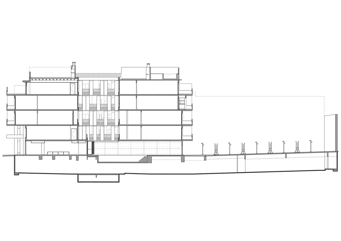 阿根廷 JA1205 住宅楼 · 双体建筑与社区的和谐共生-19