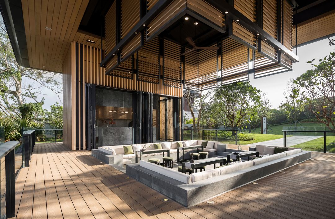 海南文昌鲁能·山海天生活馆&茶室 | 现代与传统的碰撞与交融-34