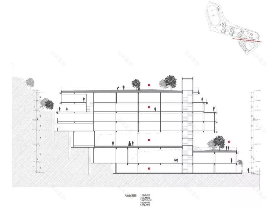 深圳福龙学校 | 绿色云端,伴山叠院-38