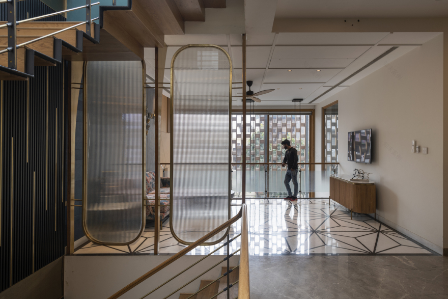 新德里三层私人住宅设计-26