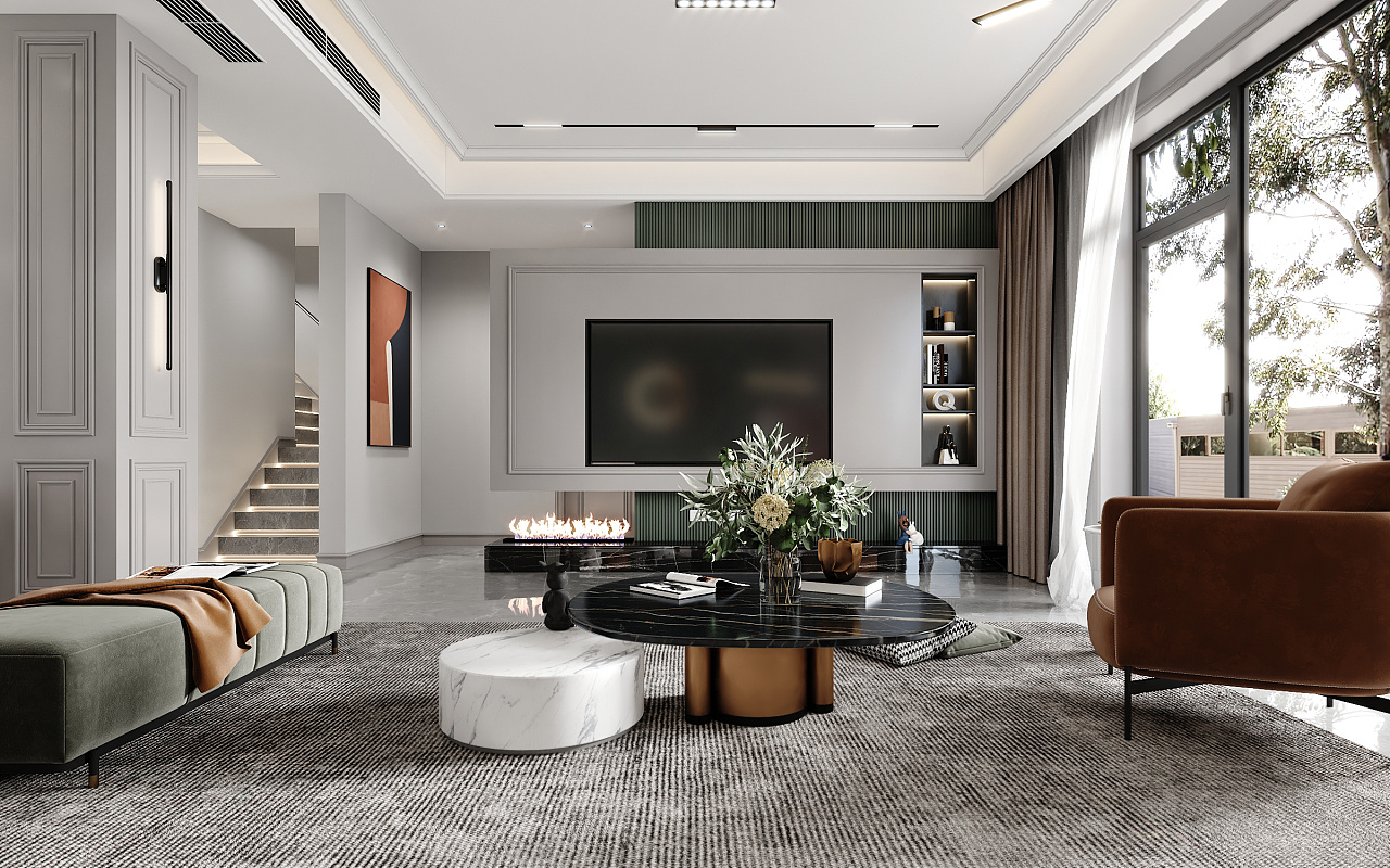 简欧家居空间设计-8