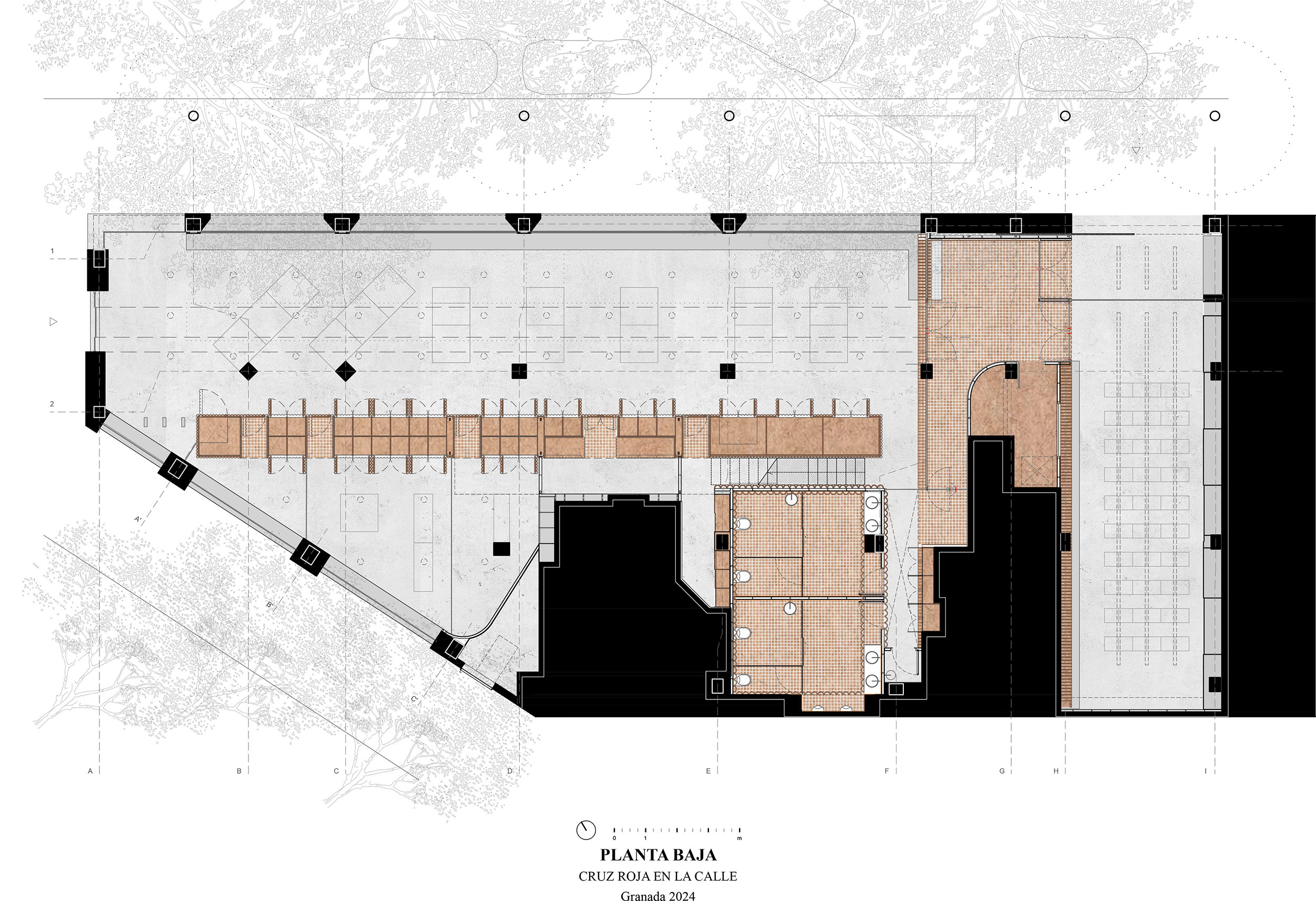 街道边的红十字会丨西班牙格拉纳达丨Tomás García Píriz Studio-51