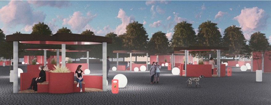 “公园躺椅”概念在维堡城市广场的设计丨俄罗斯-16