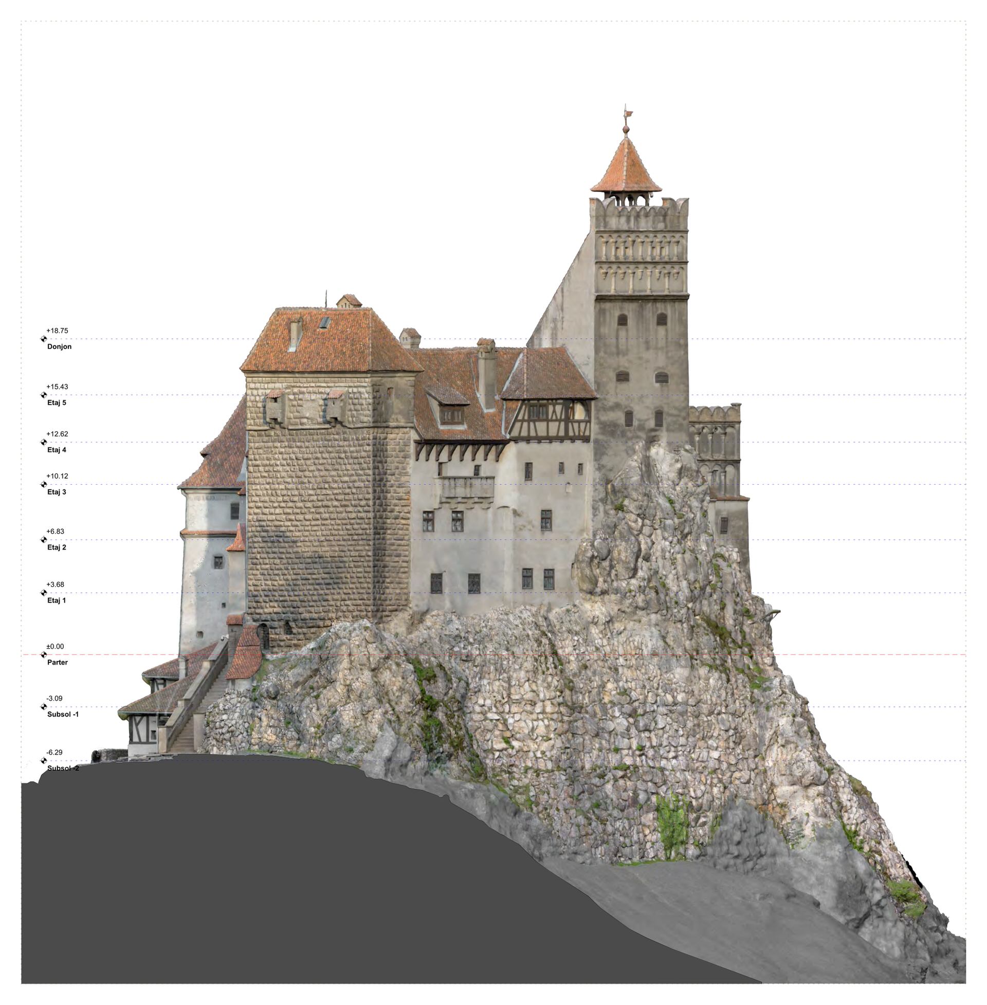 castel BRAN - releveu fotogrametric-5