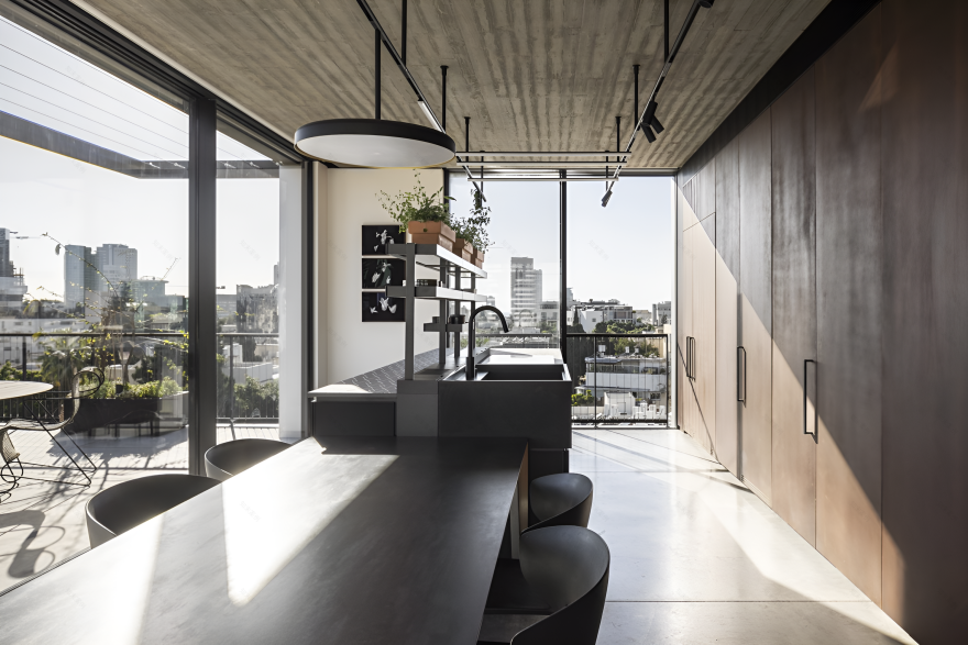 SH 顶层公寓丨以色列丨Pitsou Kedem Architects-11