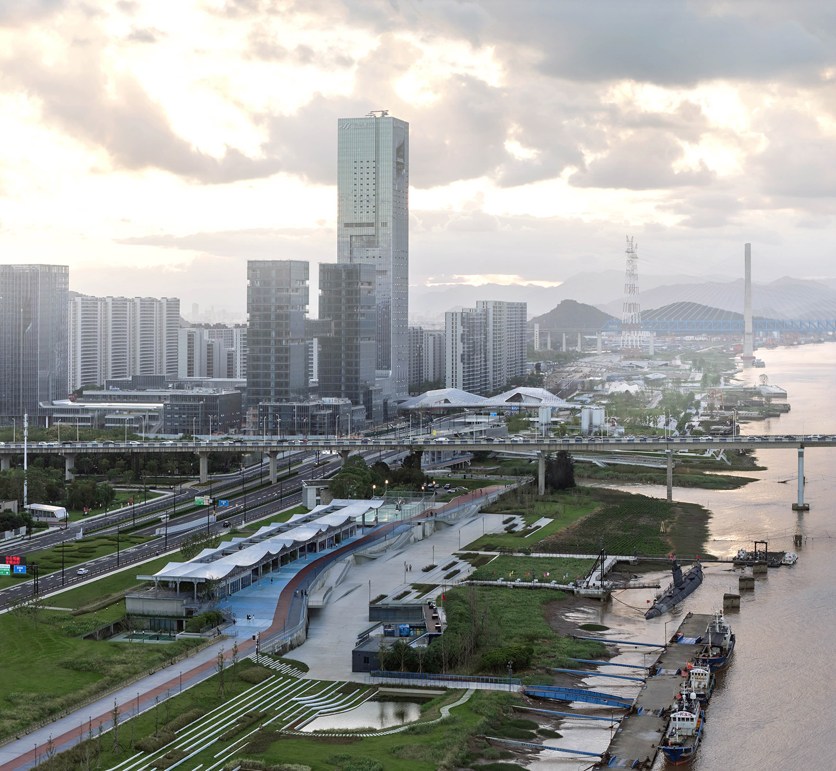 台州椒江海塘岸线整治及生态修复工程（滨江公共文化空间）丨中国台州丨同济设计集团·原作设计工作室-15