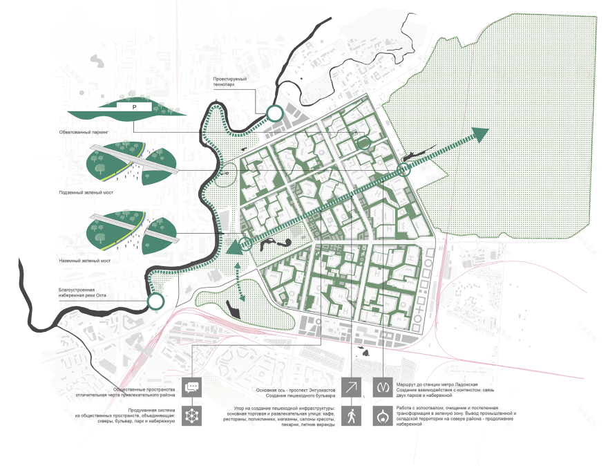 RzhevkaPorokhovye 广场改造丨俄罗斯圣彼得堡-29