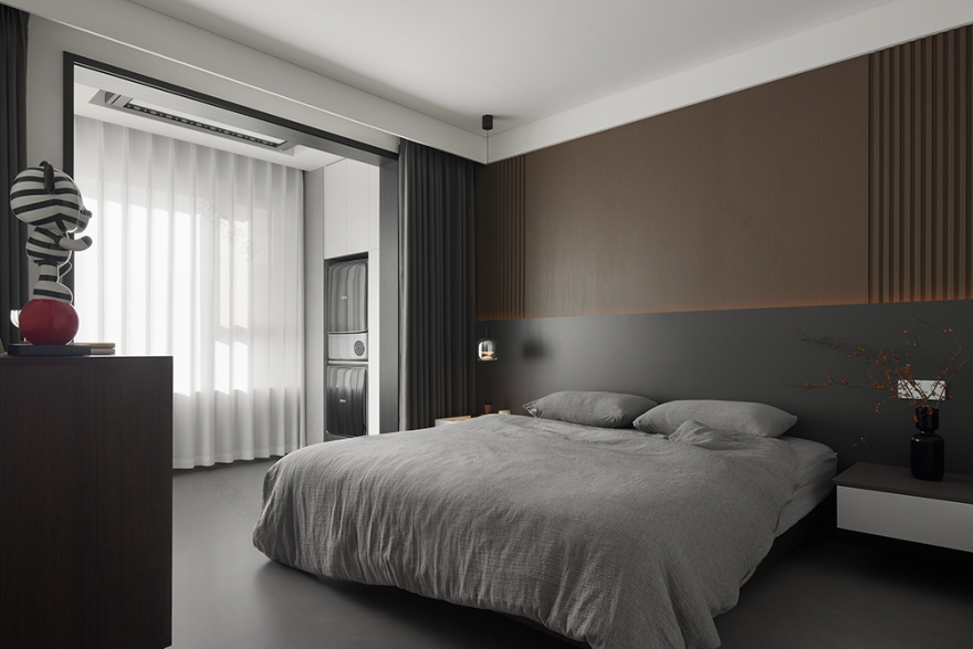 私宅设计:黑白之间,极致简约丨中国成都丨成都宏福樘设计,巴克空间设计-50