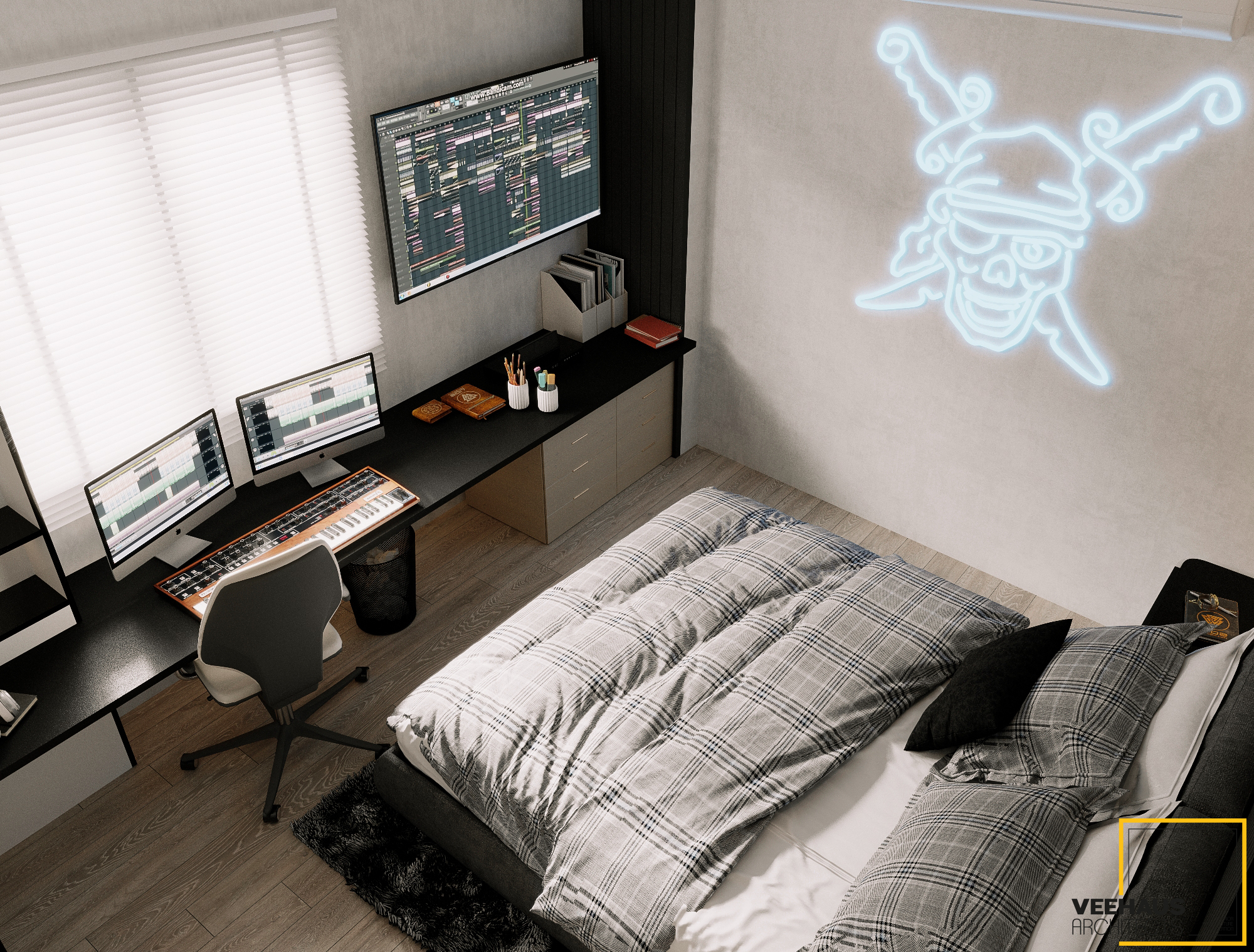 游戏室丨Veehaus Architects-8