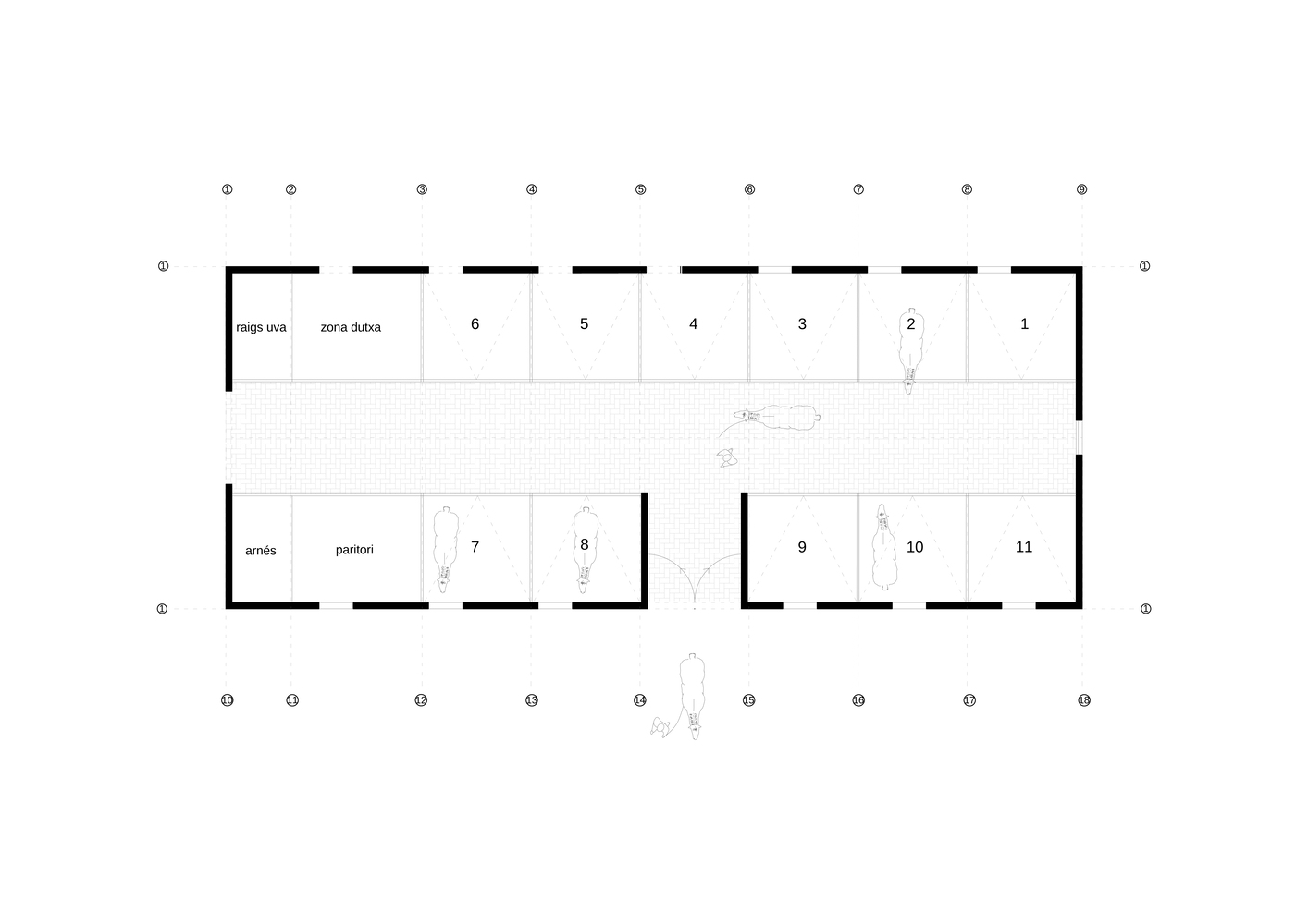 Hotel Equino · 乡村环境中的工业风马厩设计丨西班牙莱里达丨Gabarra Arquitectes-15