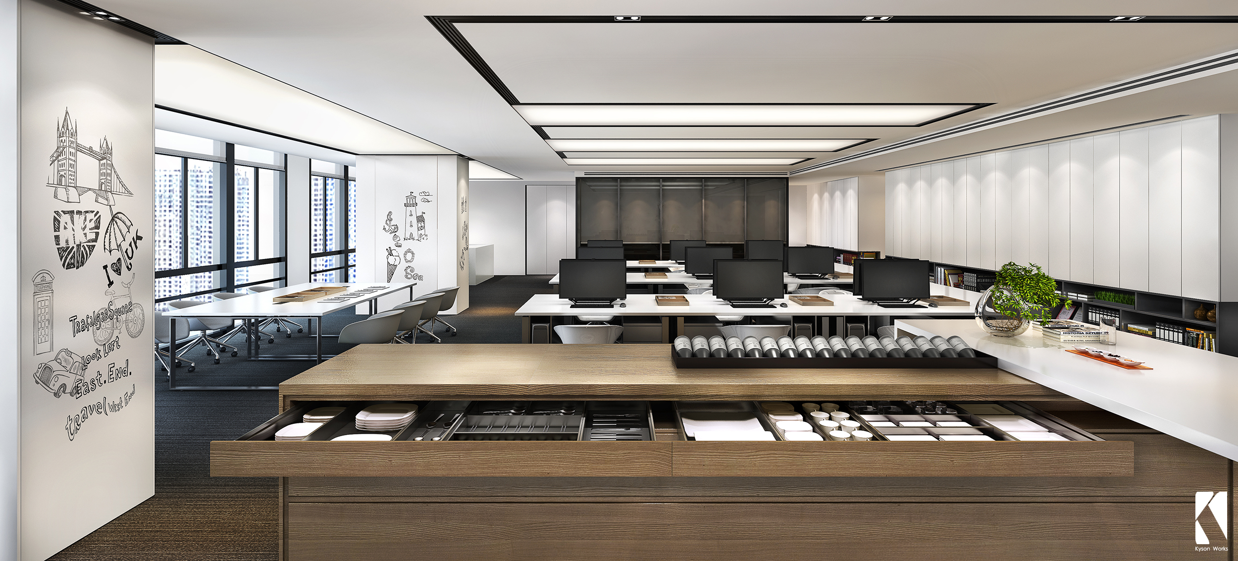 Kyson Works 打造未来感办公空间-15