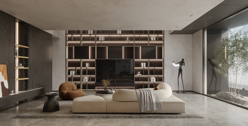 FUROM 高端定制木作总部展厅设计丨H 空间全案设计公司-16