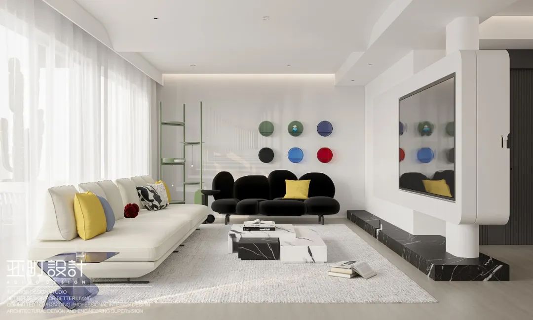 多巴胺色彩空间 · 亚町打造活力满满的居住环境丨亚町设计-6