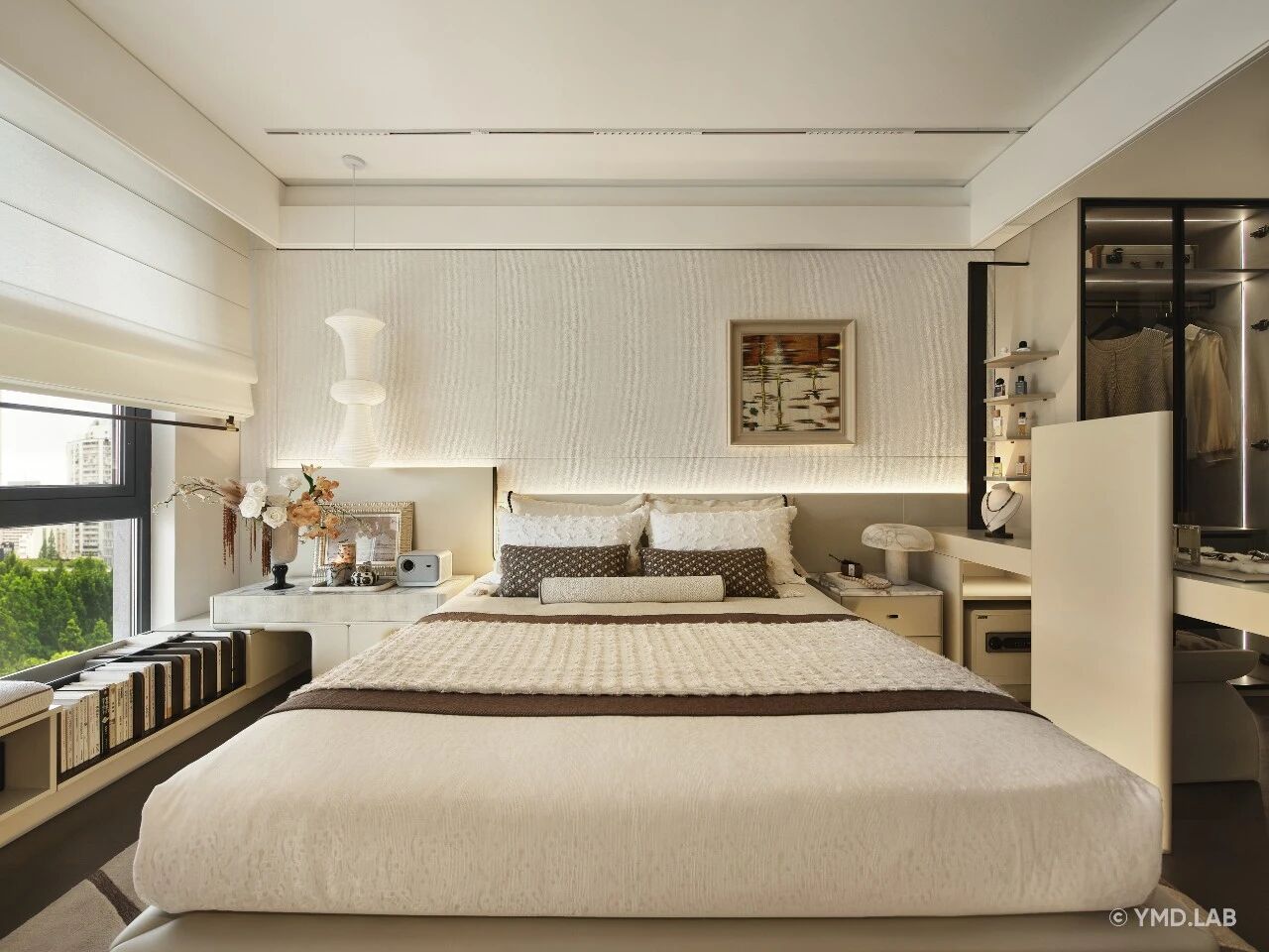 上海120m²奶油风亲子宅,凝固的温柔丨中国上海丨岳蒙设计-38