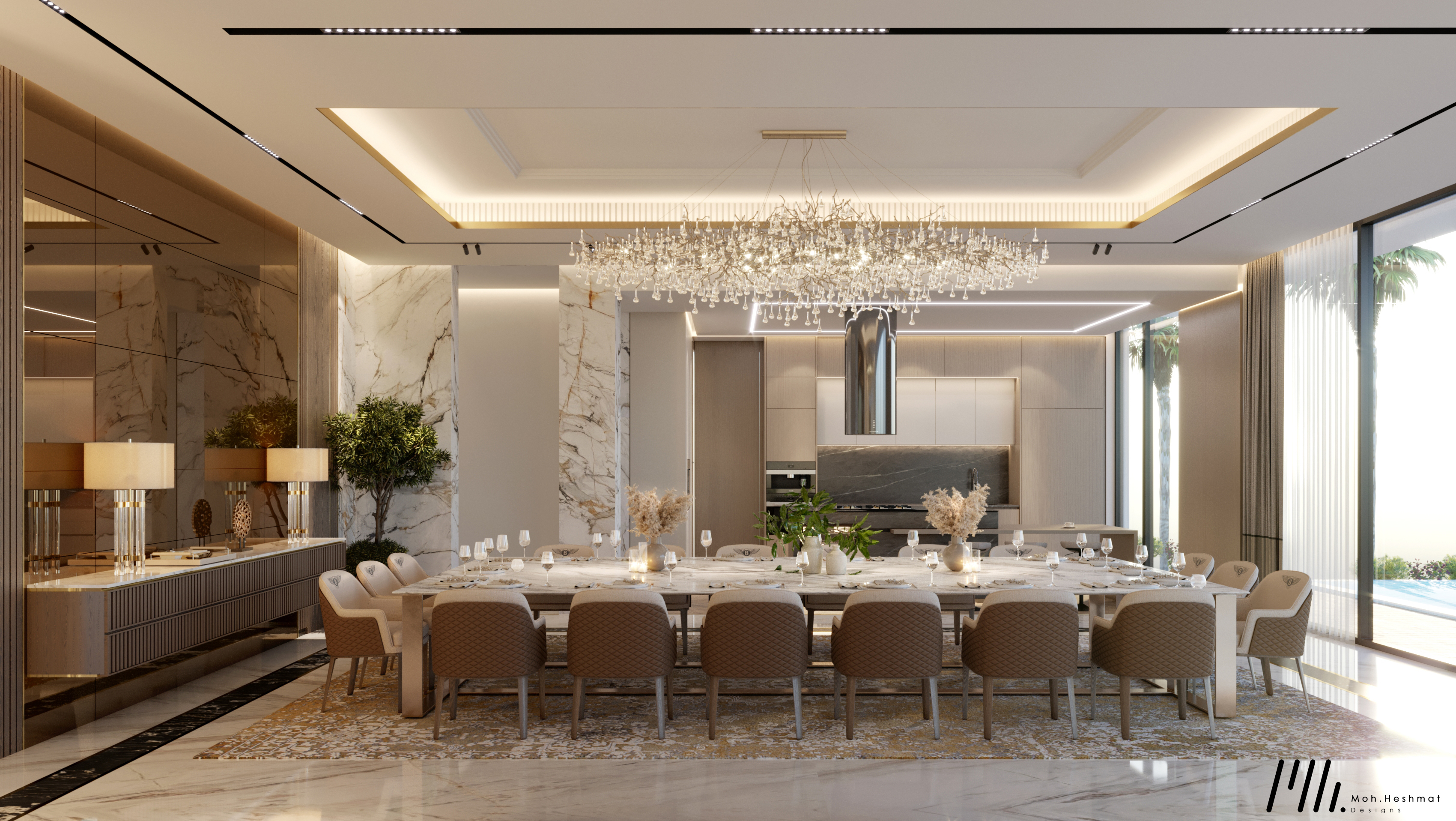 当代现代住宅别墅室内设计丨阿联酋迪拜丨HSD-5