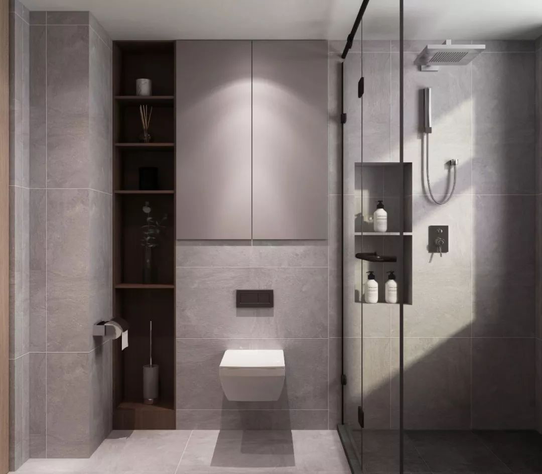 温馨江阴家庭,原木暖灰构生活温度-55