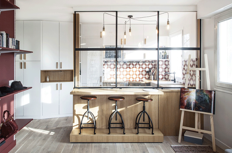 巴黎小户型的餐厨空间魔法-0