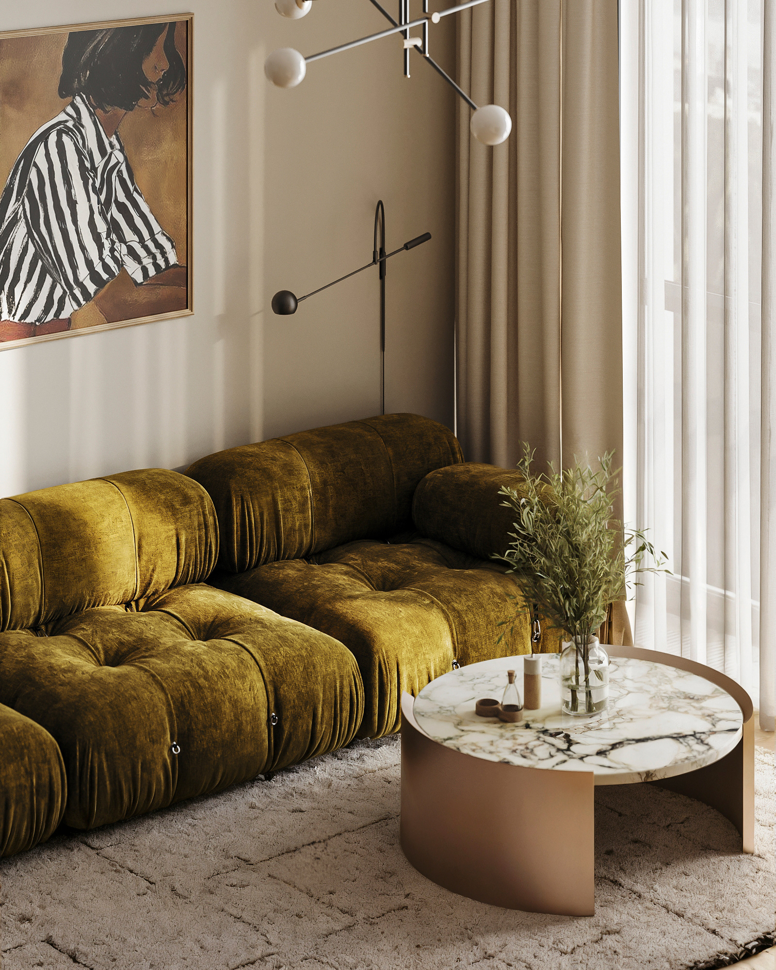 80m²公寓室内设计丨俄罗斯莫斯科丨PHILL ZAICEV-12