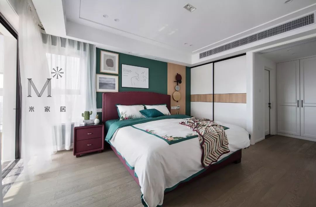 90m²现代北欧小三房，打造小怪兽主题趣味儿童房-59