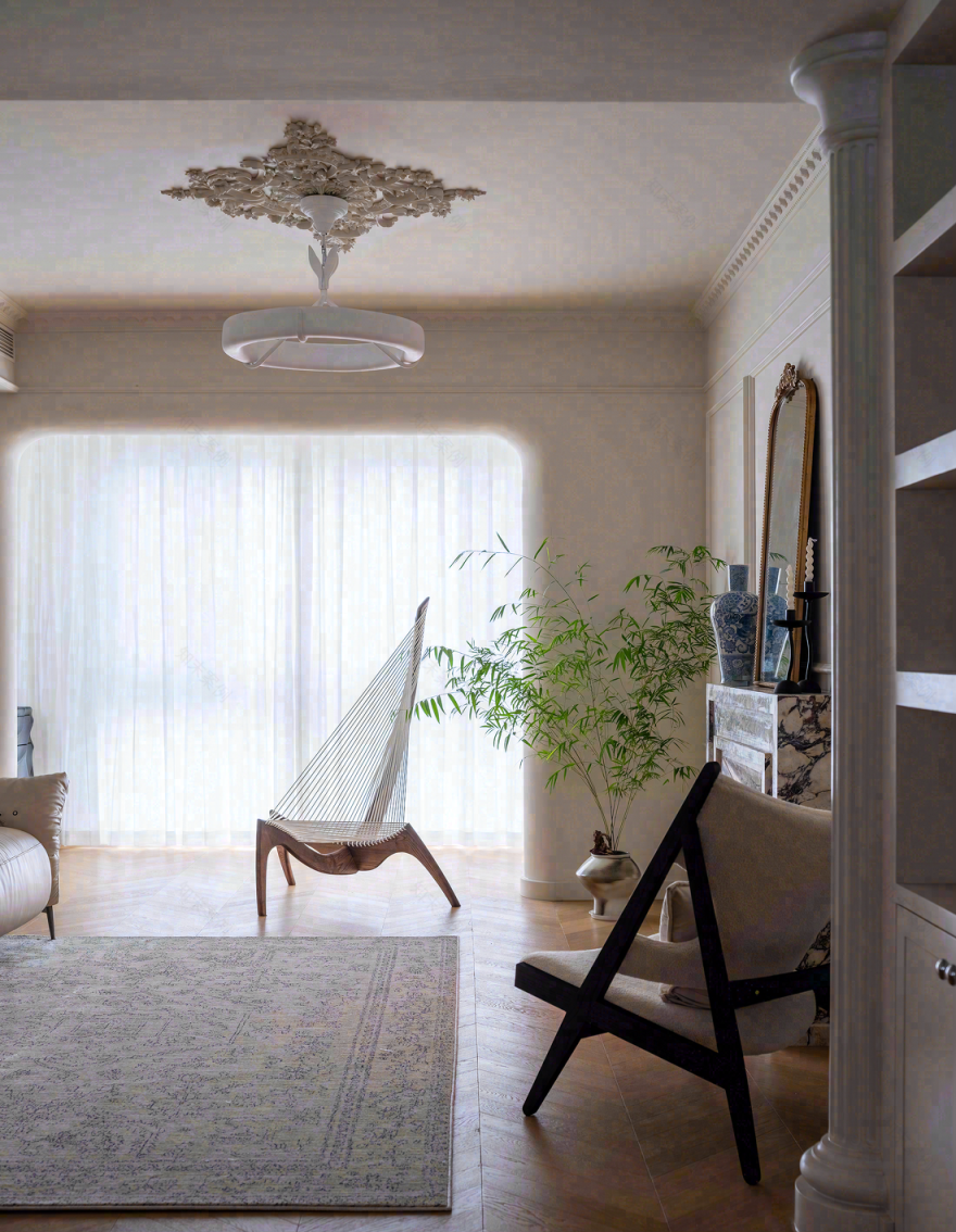 法式中国风之家「繁祉」丨中国芜湖丨研己设计-26