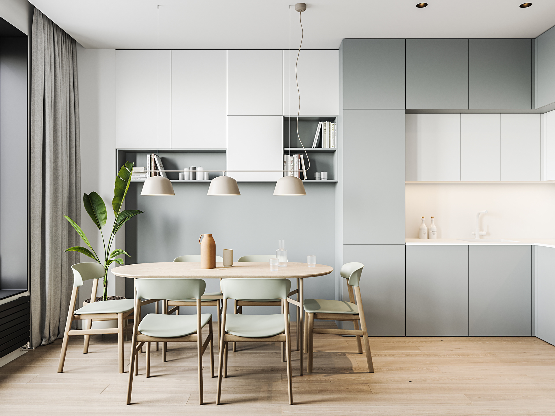 64㎡小空间设计 清新舒适-5