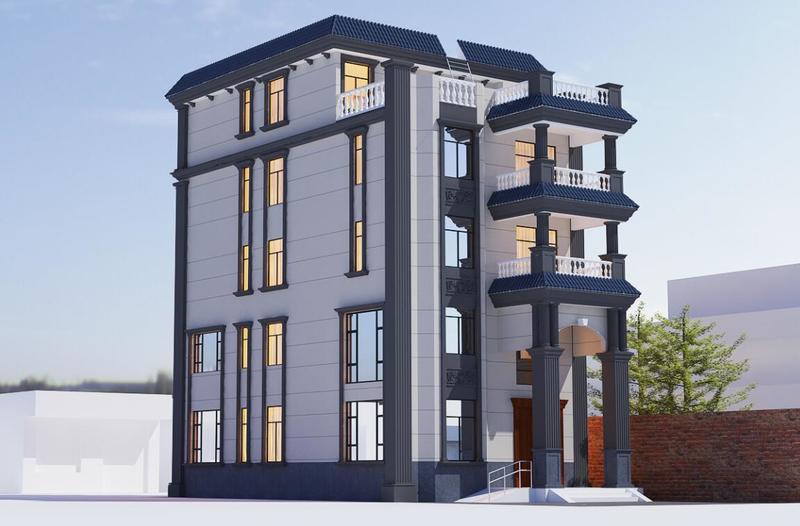 湛江市私家别墅建筑设计-5