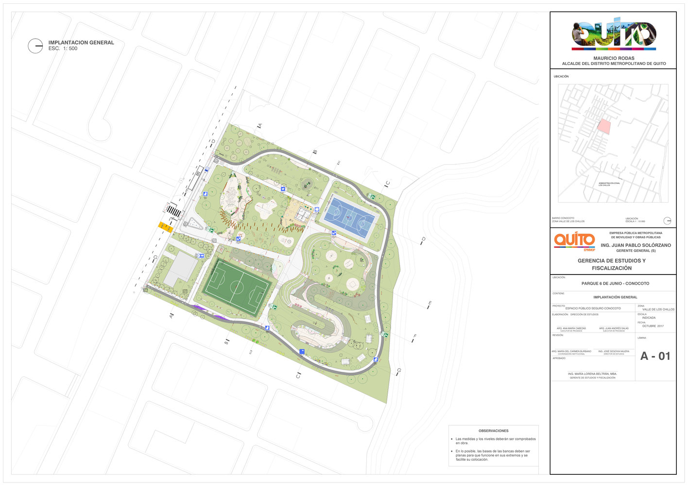 厄瓜多尔 6 月 6 日公园 | 社区参与的环境改造项目-69
