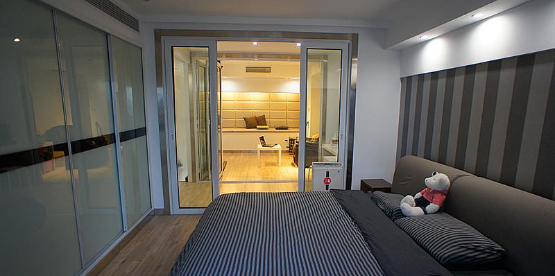 北欧简约风小户型设计 | 原木色与白色文化石的完美搭配-23