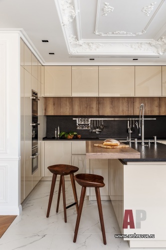 3室法式经典风彩色点缀公寓室内设计丨俄罗斯莫斯科丨Сальберг  Вачнадзе Оксана-33