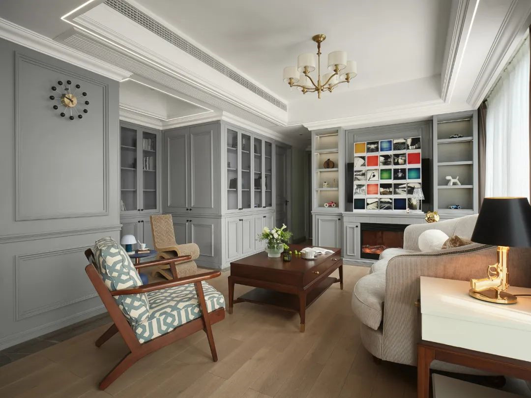 宁波 139㎡浅饮美式生活住宅丨中国宁波-2