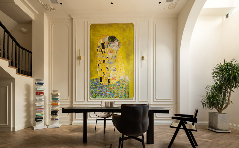 法式浪漫客厅设计，温馨互动空间-0