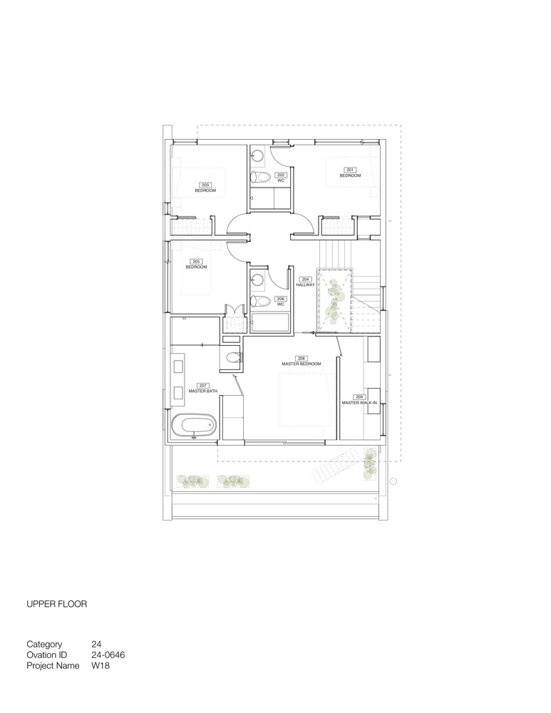 温哥华 2996 西 11 号住宅 | 砖墙与竹子的和谐共生-45