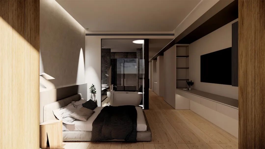 彭博设计 | H 宅 | 现代简约,互动生活-40