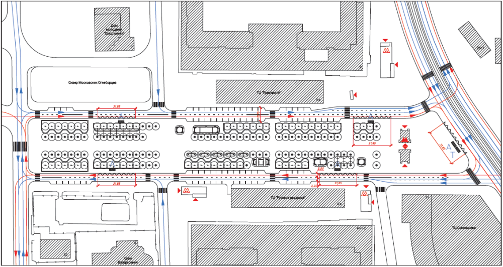Сокольническая площадь（索科尔尼奇广场改善项目）丨俄罗斯莫斯科丨Megabudka-96