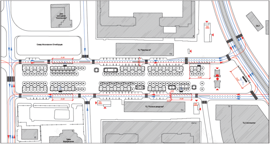 Сокольническая площадь(索科尔尼奇广场改善项目)丨俄罗斯莫斯科丨Megabudka-96