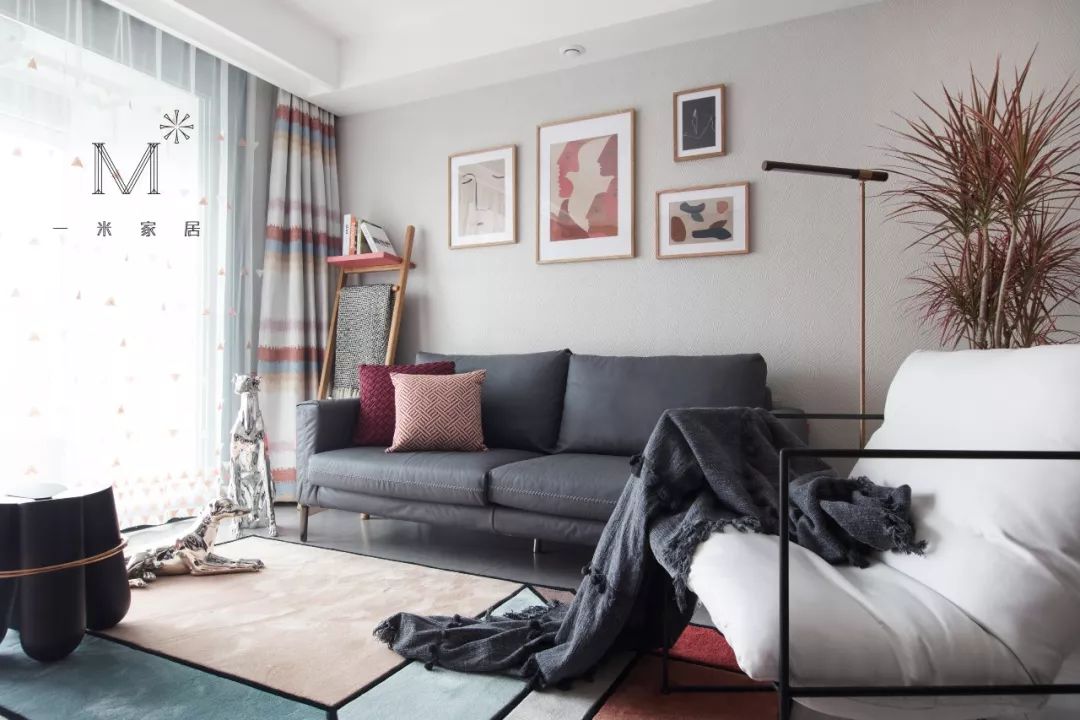 90m²现代北欧小三房，打造小怪兽主题趣味儿童房-73