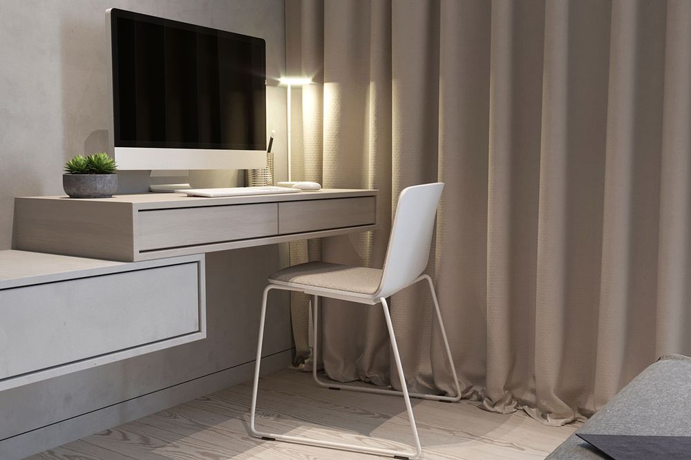 灰与橙的和谐演绎·国外简约主义住宅  Zooi Design-12